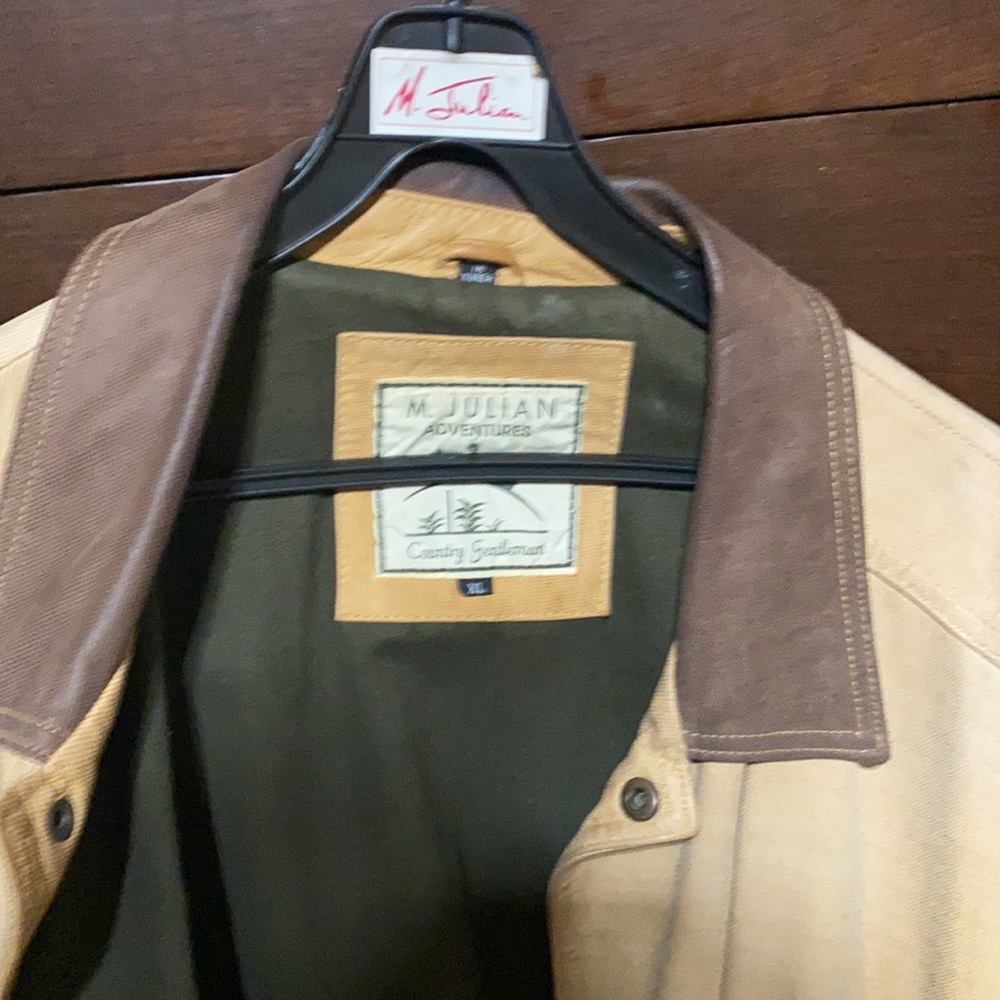 This is a classic M. Julian leather jacket,XL - Picture 3 of 8